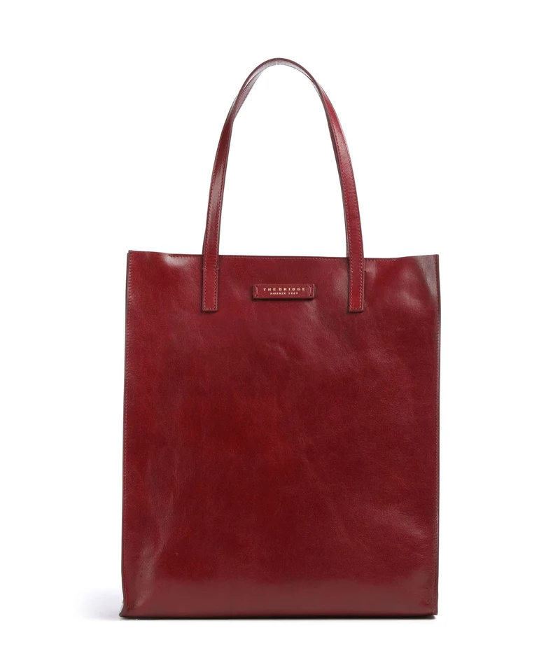 The Bridge Mirra Shopper rosso ribes