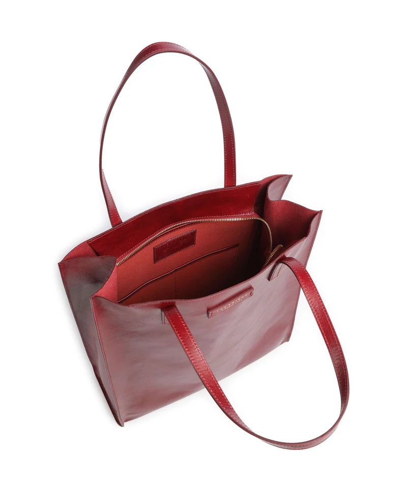 The Bridge Mirra Shopper rosso ribes