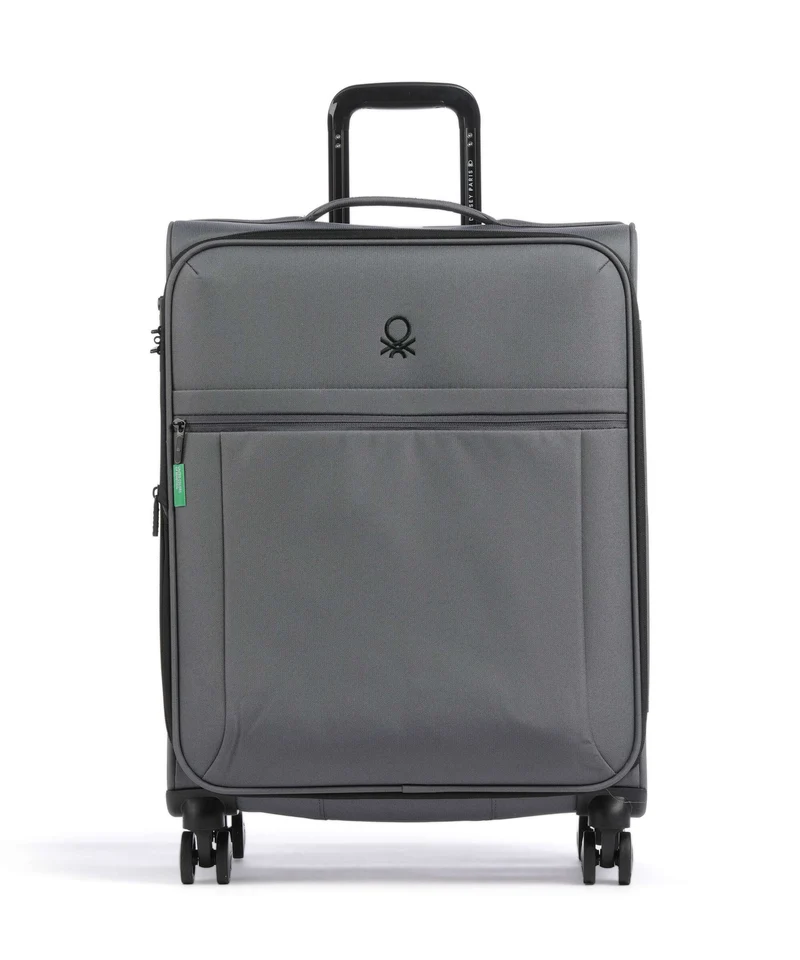 Delsey Paris x United Colors of Benetton BE 4-Rollen Trolley anthracite