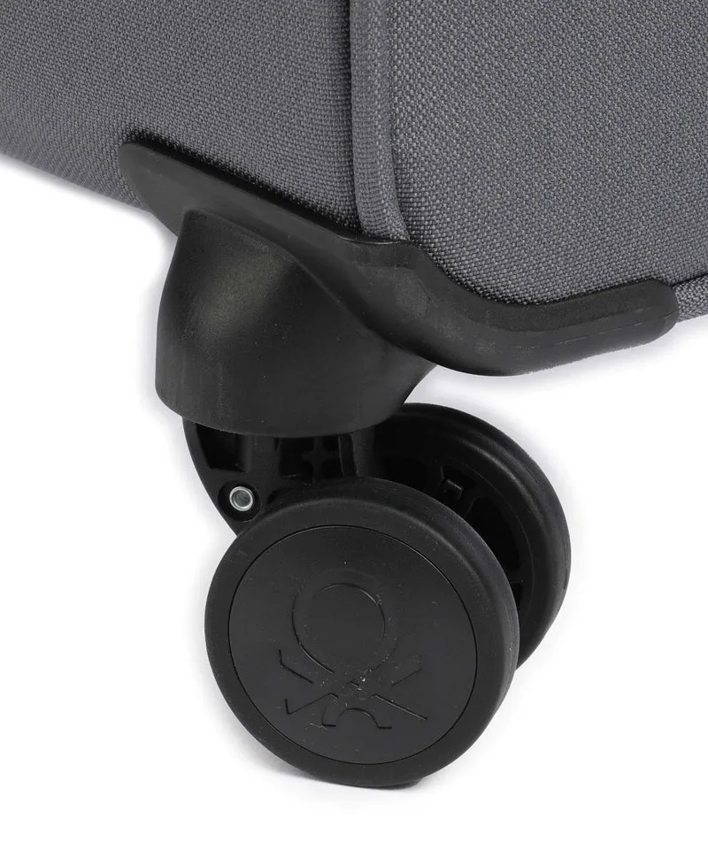 Delsey Paris x United Colors of Benetton BE 4-Rollen Trolley anthracite