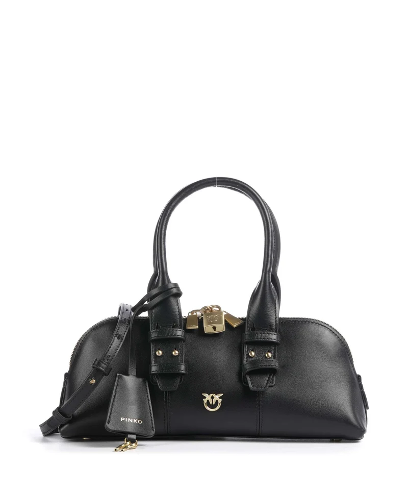 Pinko Bowling Horizontal Handtasche nero limousine/matt gold