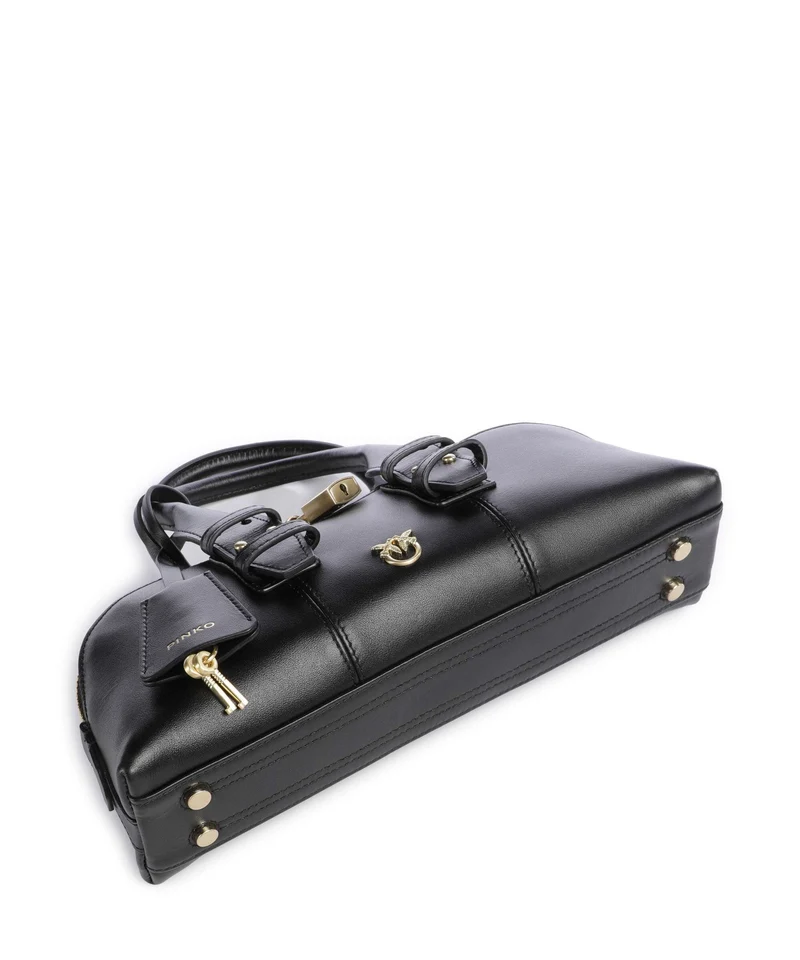Pinko Bowling Horizontal Handtasche nero limousine/matt gold