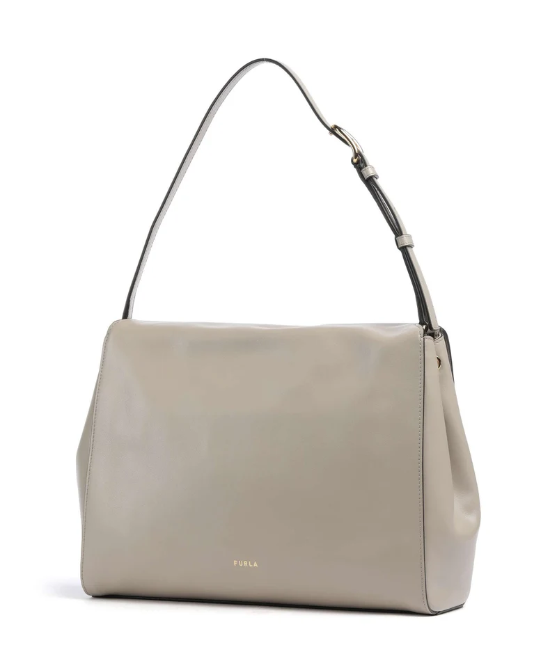 Furla Domus M Schultertasche linen
