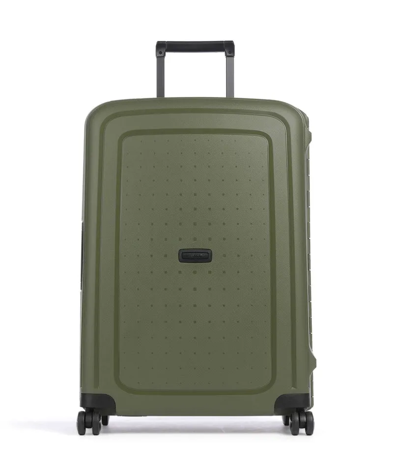 Samsonite S'Cure 4-Rollen Trolley olive