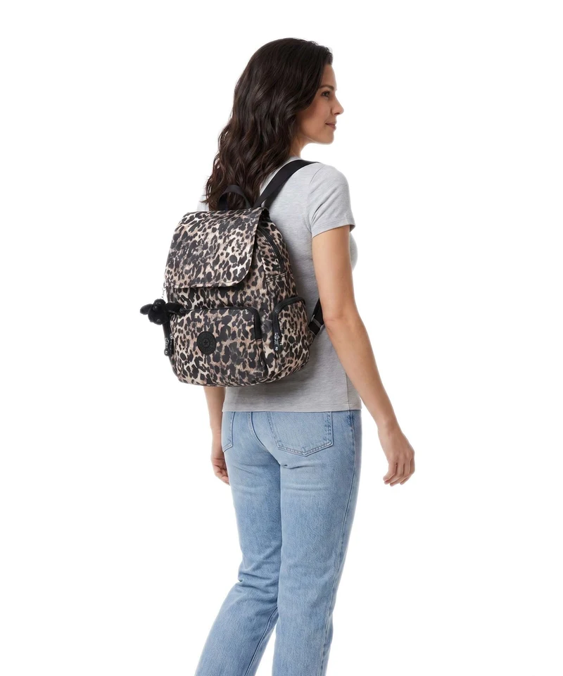 Kipling Basic City Zip S Rucksack wild leopard