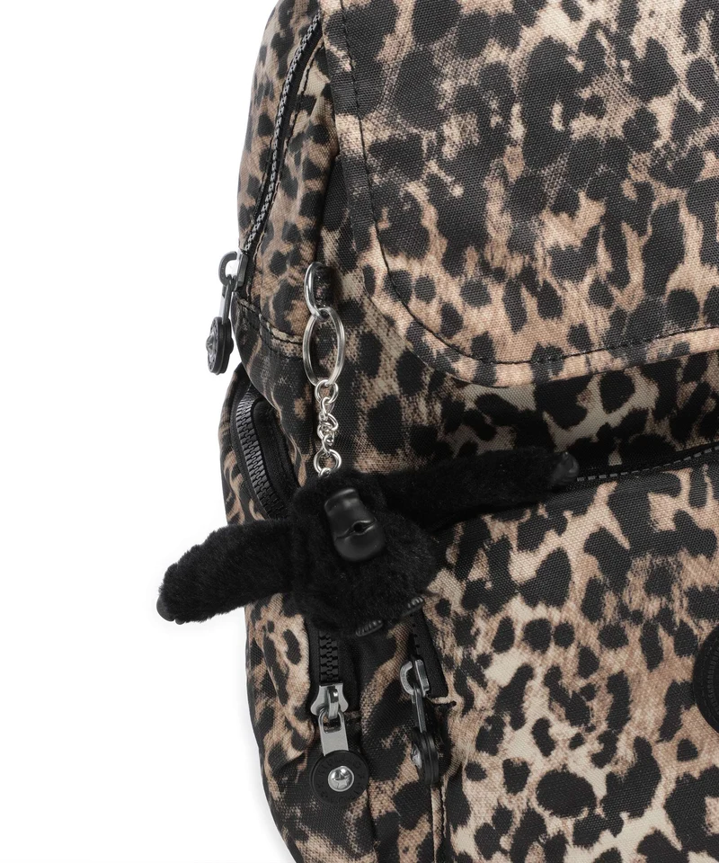 Kipling Basic City Zip S Rucksack wild leopard