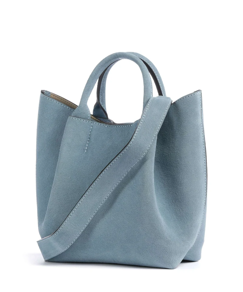 Abro Suede Essential Small Handtasche sapphire