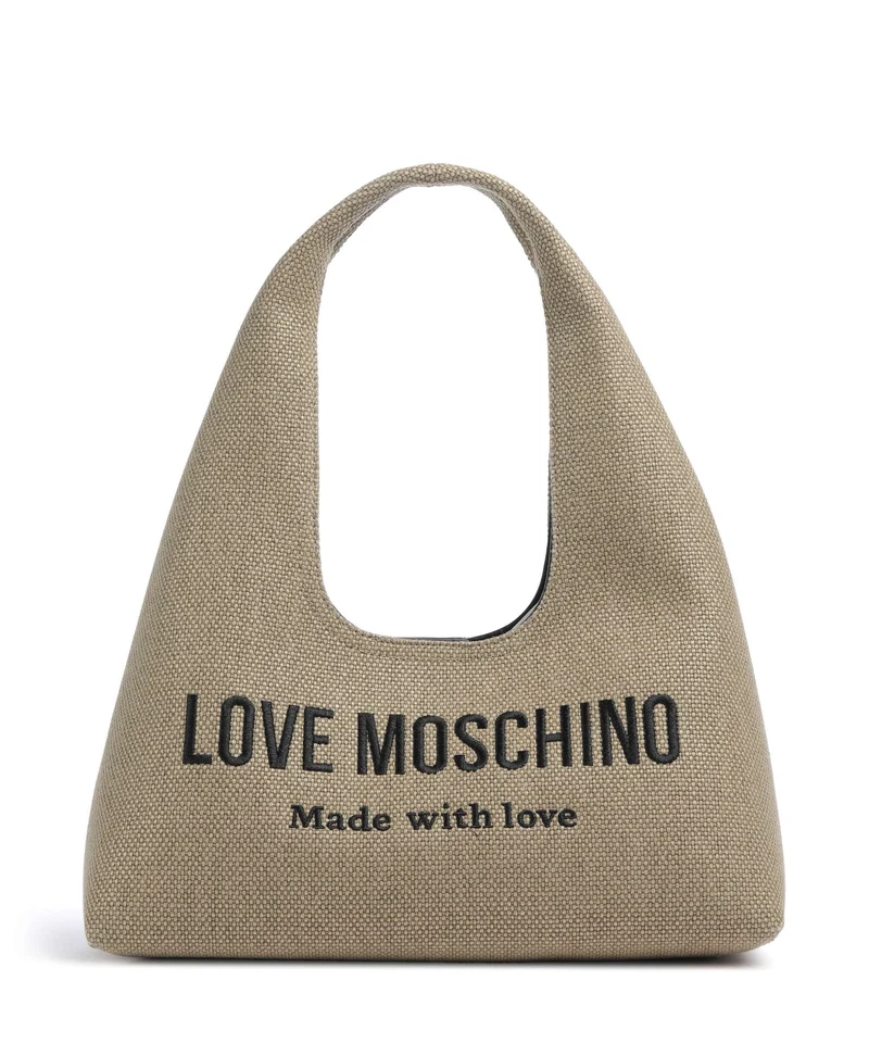 Love Moschino Cargo Canvas Beuteltasche black/gold