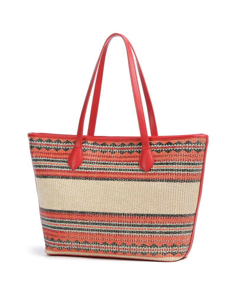 Love Moschino Sunset Stripes Shopper multicolour/red