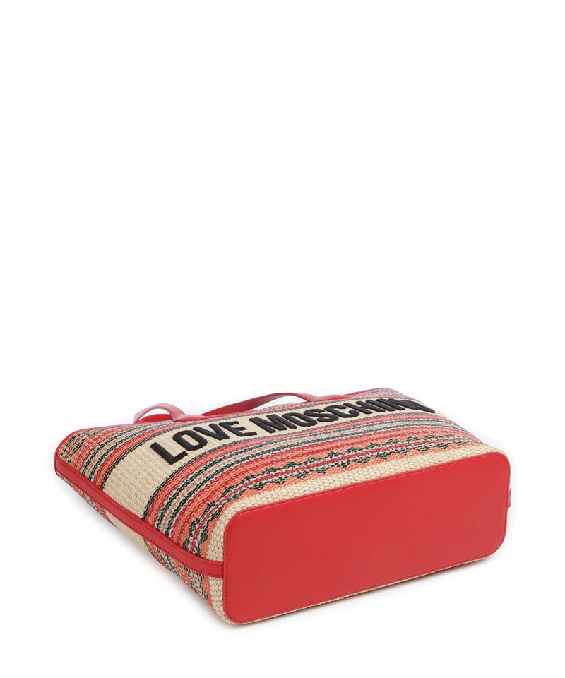 Love Moschino Sunset Stripes Shopper multicolour/red