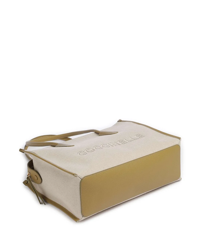 Coccinelle Myrtha Canvas Shopper natural/seagrass