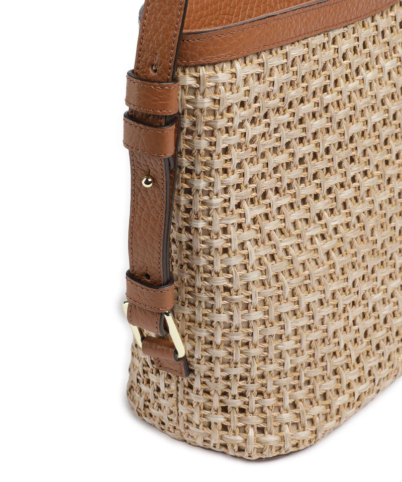 Abro Raffia Cordino Cosmo Umhängetasche caramel/cognac