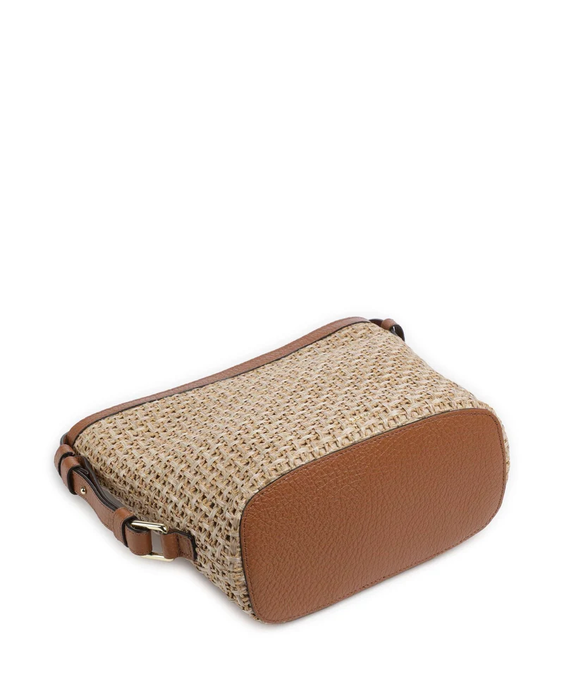 Abro Raffia Cordino Cosmo Umhängetasche caramel/cognac
