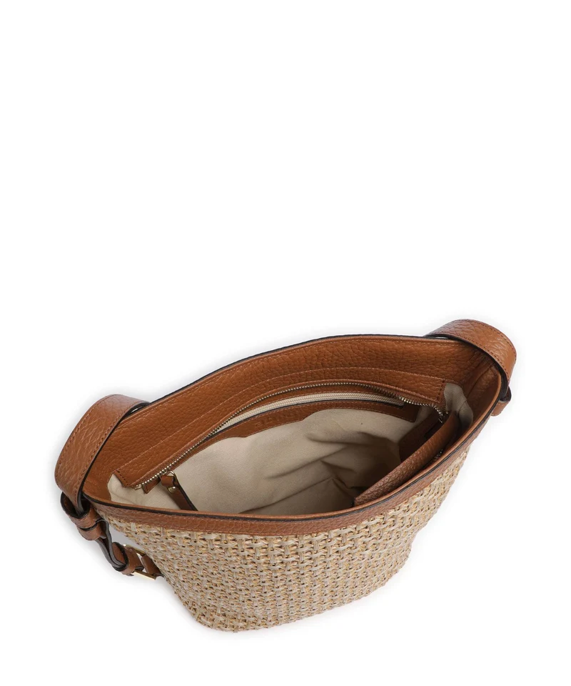 Abro Raffia Cordino Cosmo Umhängetasche caramel/cognac