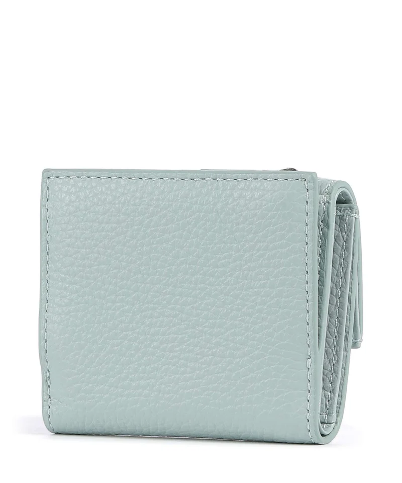 Coccinelle Metallic Soft Geldbörse aquamarine