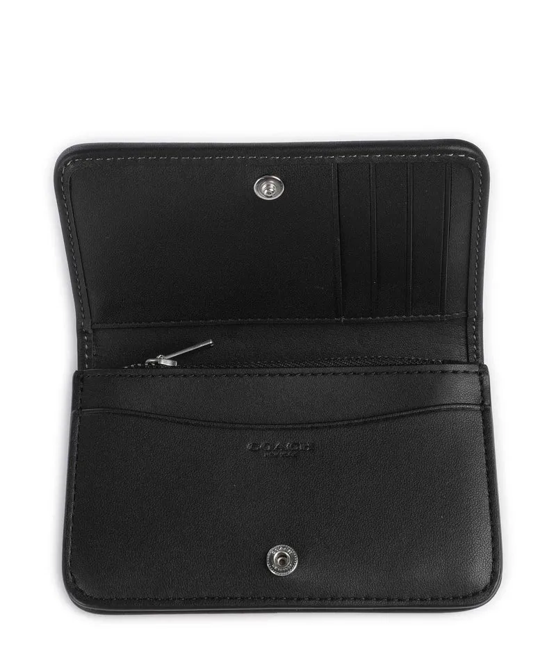 Coach Essential Crystal Signature Jacquard Geldbörse black