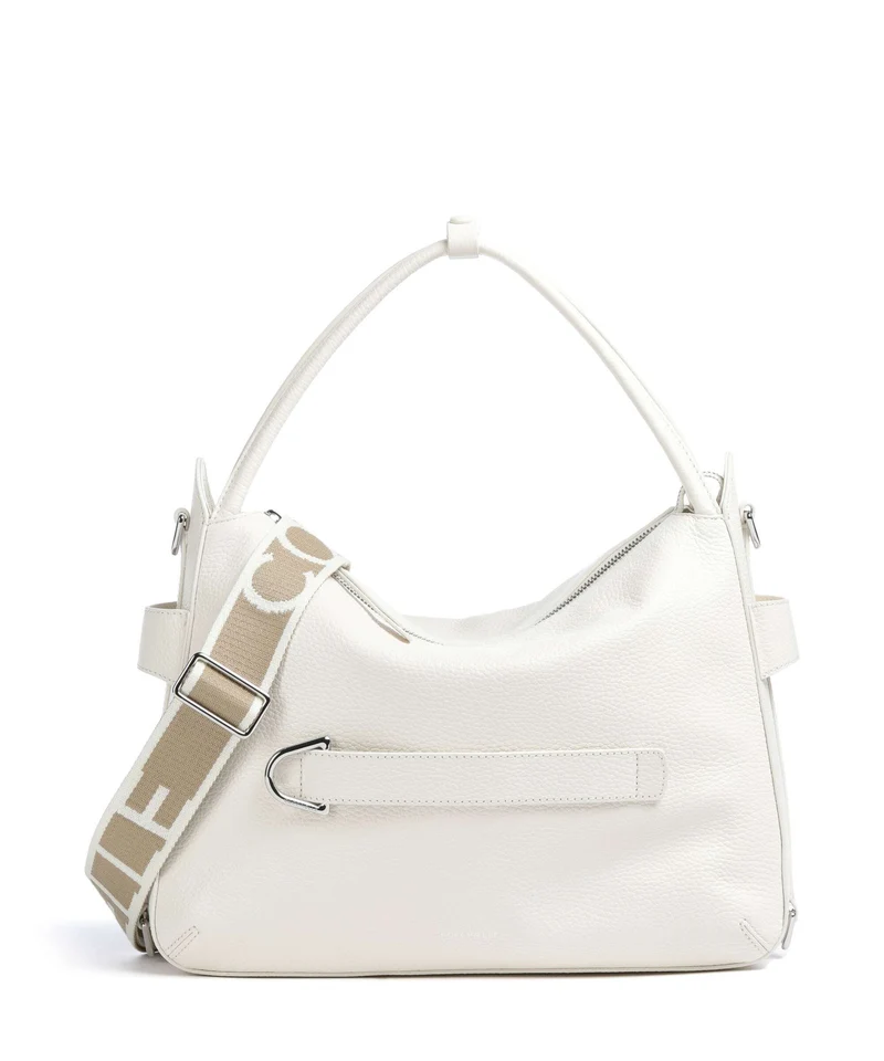 Coccinelle Gretel Ribbon Beuteltasche pearl