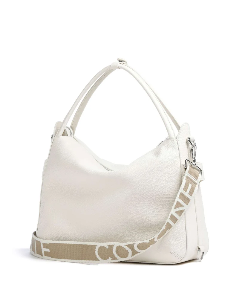 Coccinelle Gretel Ribbon Beuteltasche pearl