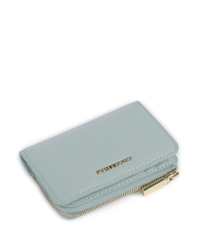 Coccinelle Metallic Soft Geldbörse aquamarine