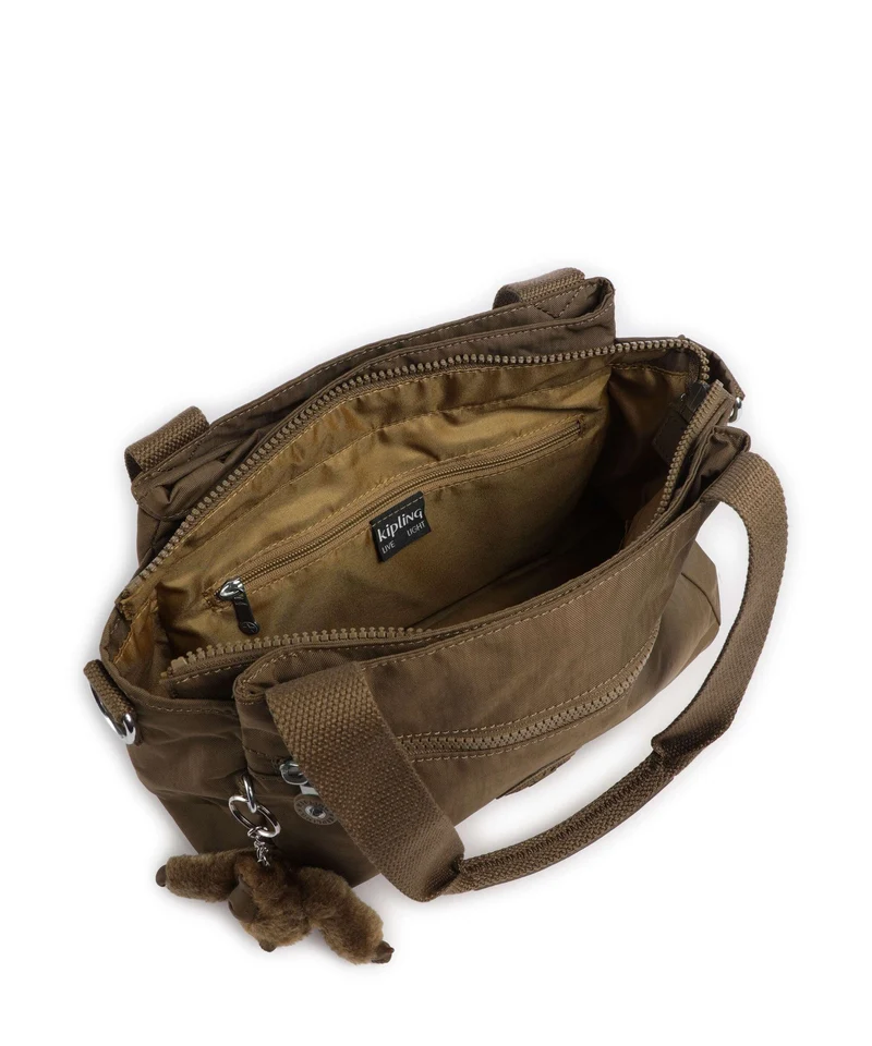 Kipling Basic Elysia Schultertasche smooth khaki