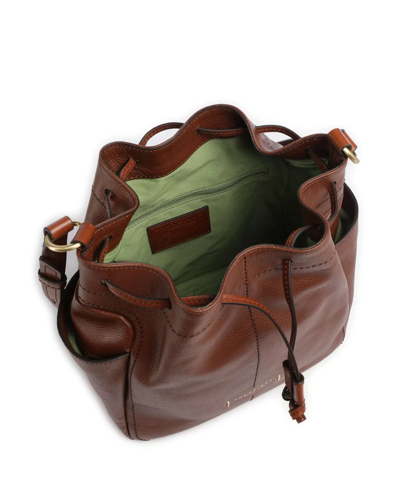 The Bridge Letizia Soft Bucket Handtasche marrone