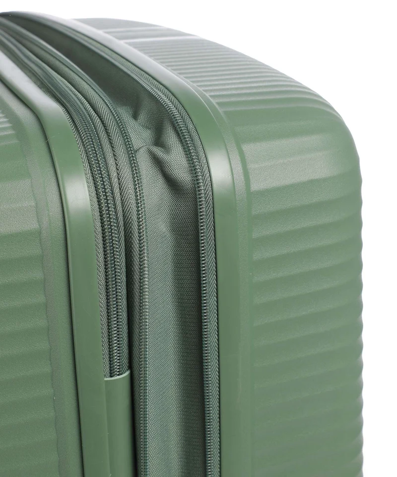 Travelite Air Stripe 4-Rollen Trolley Set green