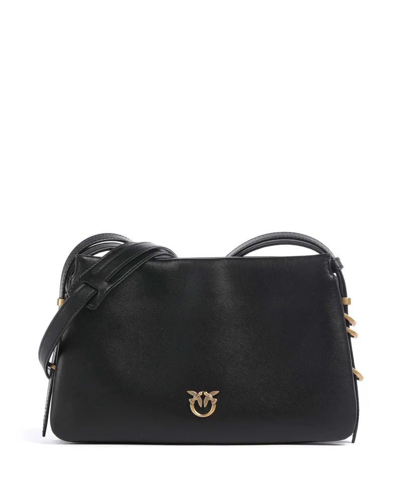 Pinko Triplet Mini Umhängetasche nero/antique gold