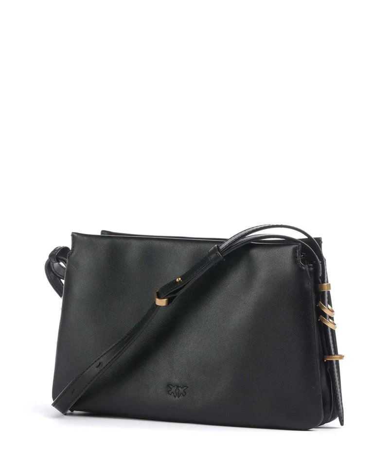 Pinko Triplet Mini Umhängetasche nero/antique gold