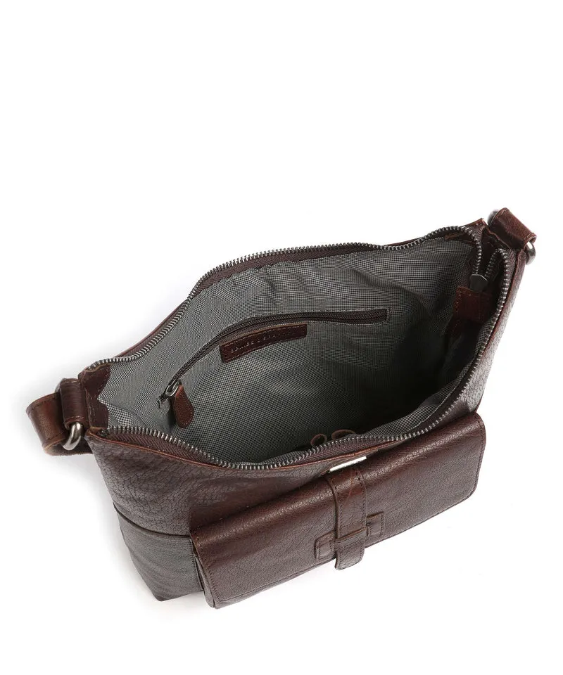 Spikes & Sparrow Bronco Beuteltasche dark brown