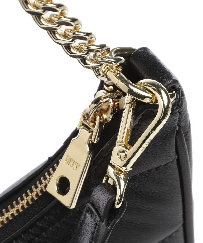 DKNY Betty Schultertasche black/gold