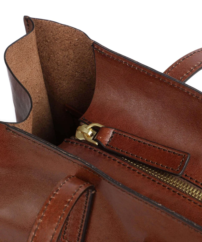 The Bridge Mirra Shopper marrone