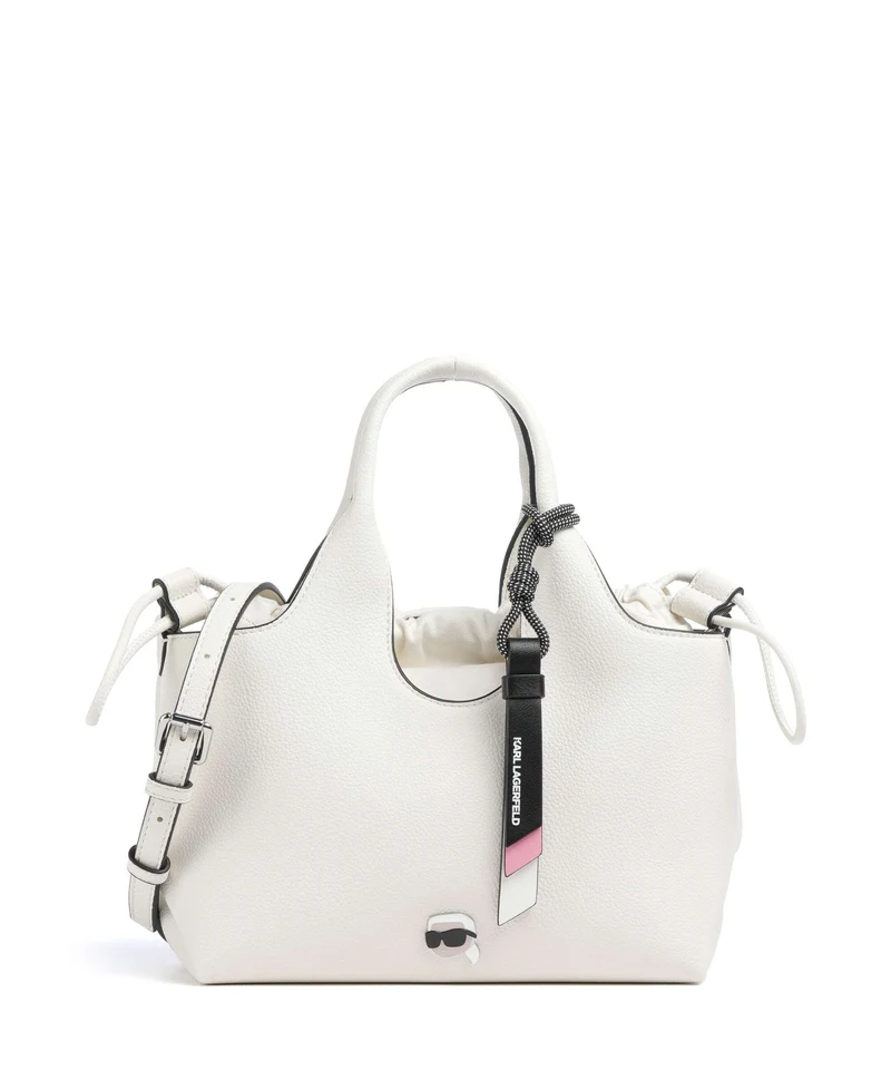 Karl Lagerfeld K/Ikon Small Handtasche offwhite