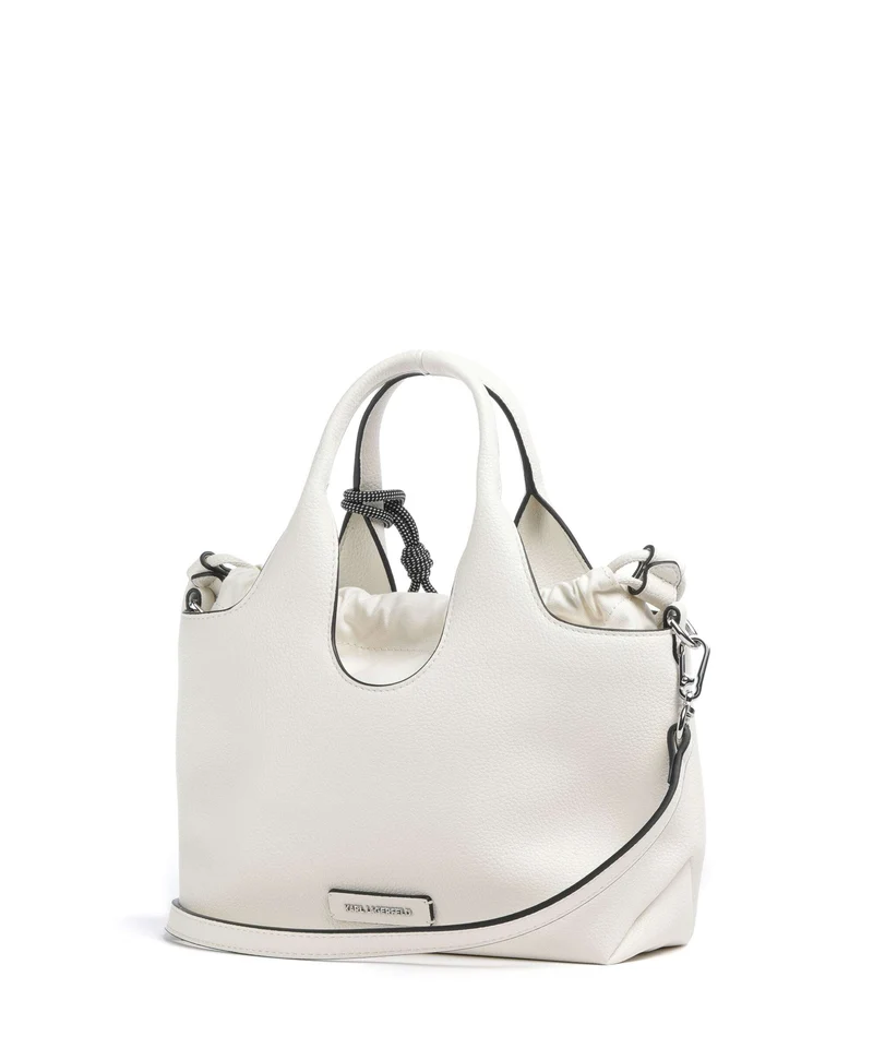 Karl Lagerfeld K/Ikon Small Handtasche offwhite