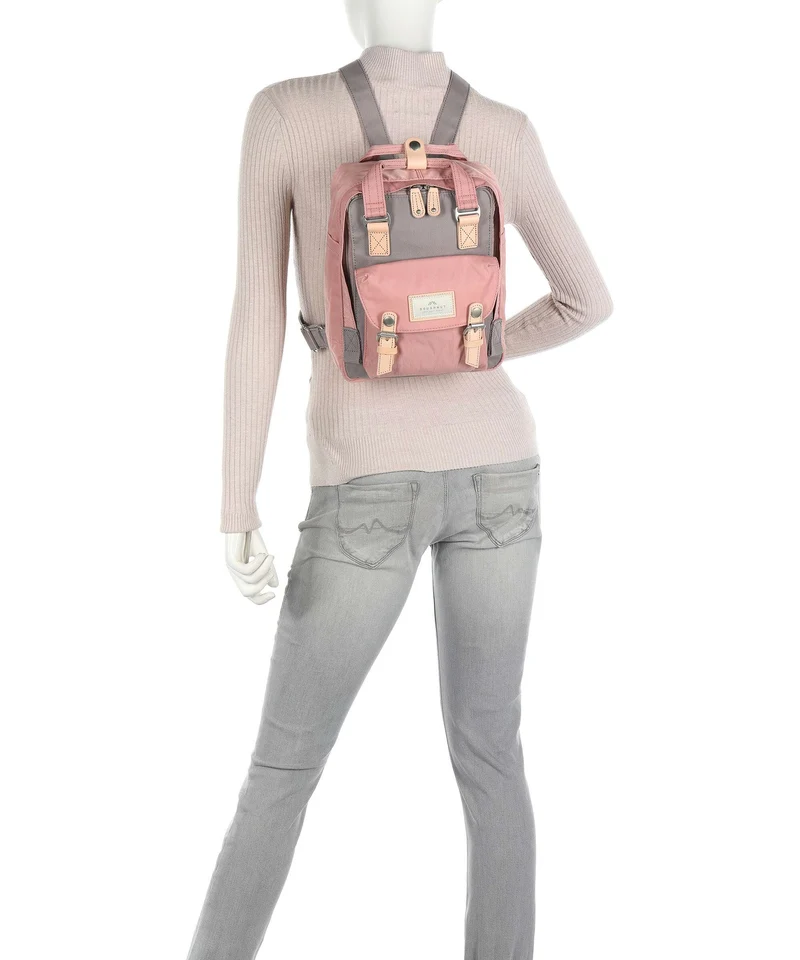 Doughnut Macaroon Mini Rucksack lavender/rose