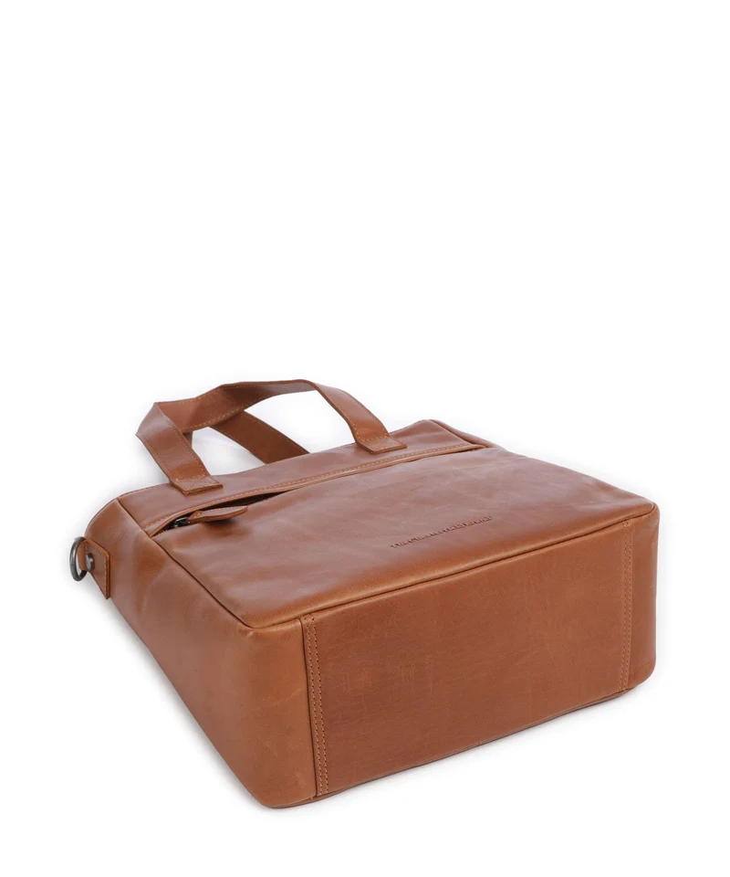 The Chesterfield Brand Wax Pull Up Cow Lingfield Handtasche cognac