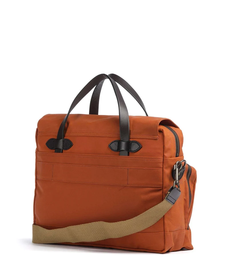 Filson Tin Cloth 24 Hour Aktentasche rust