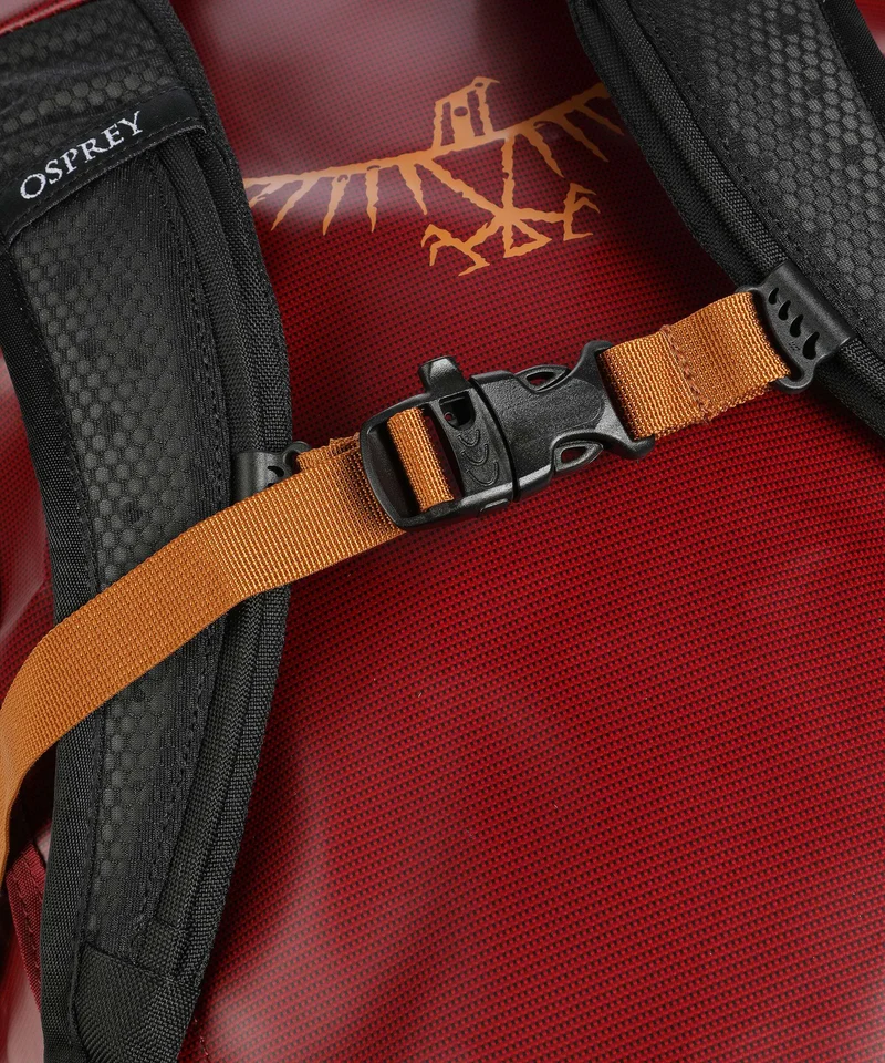 Osprey Transporter 40 Weekender red mountain