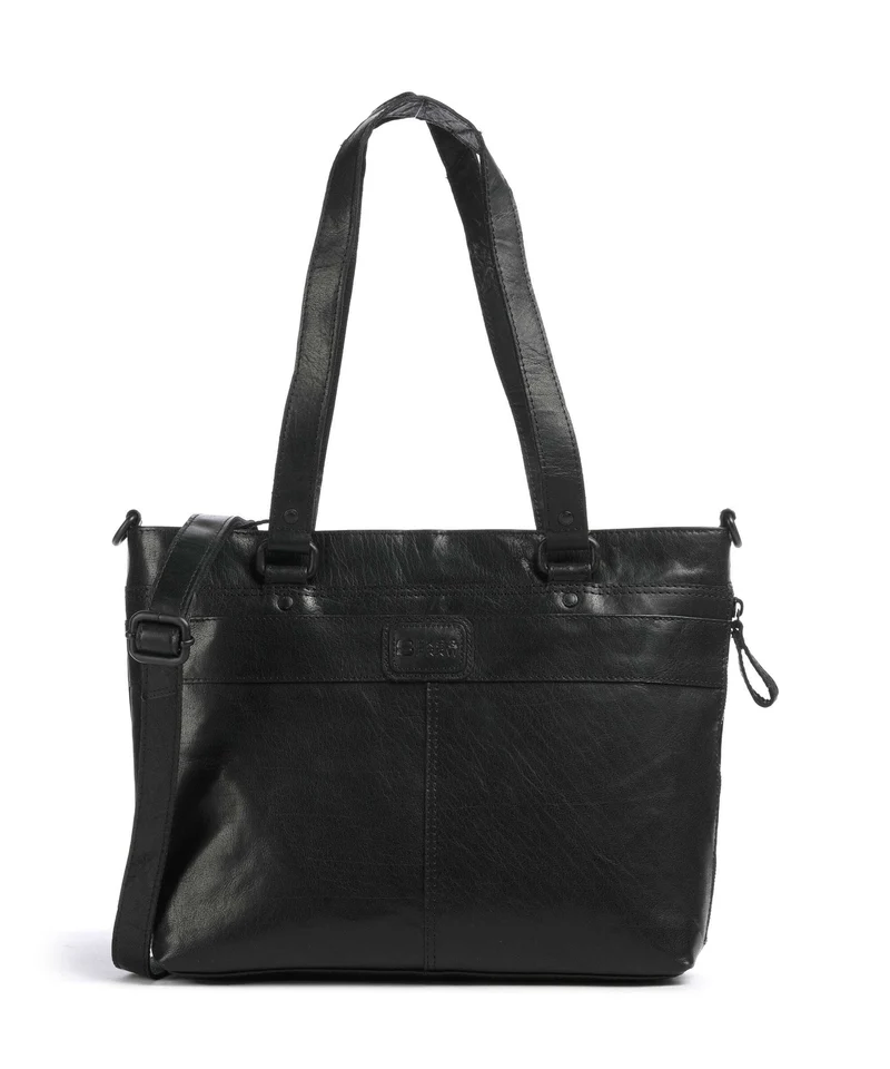 Spikes & Sparrow Bronco Lavendar Shopper schwarz