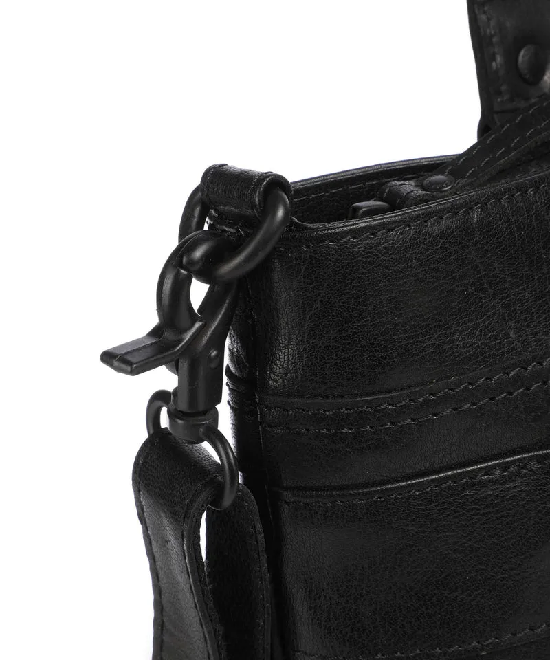 Spikes & Sparrow Bronco Lavendar Shopper schwarz