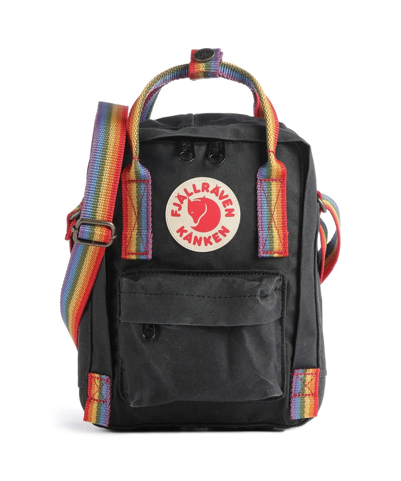 Fjällräven Kånken Sling Umhängetasche black/rainbow