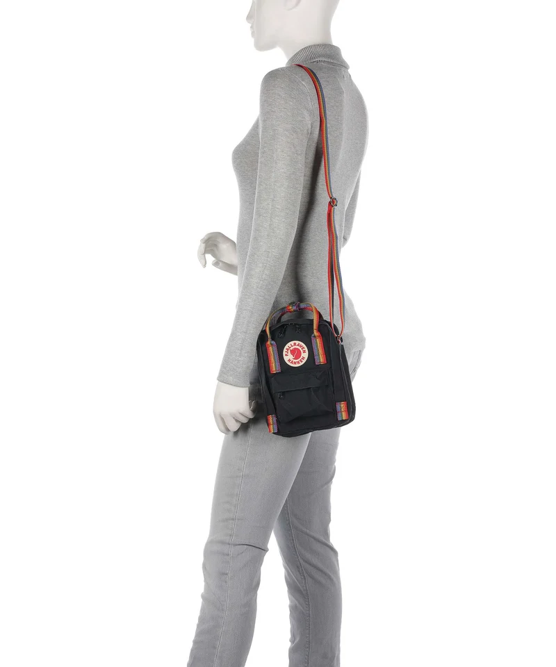 Fjällräven Kånken Sling Umhängetasche black/rainbow