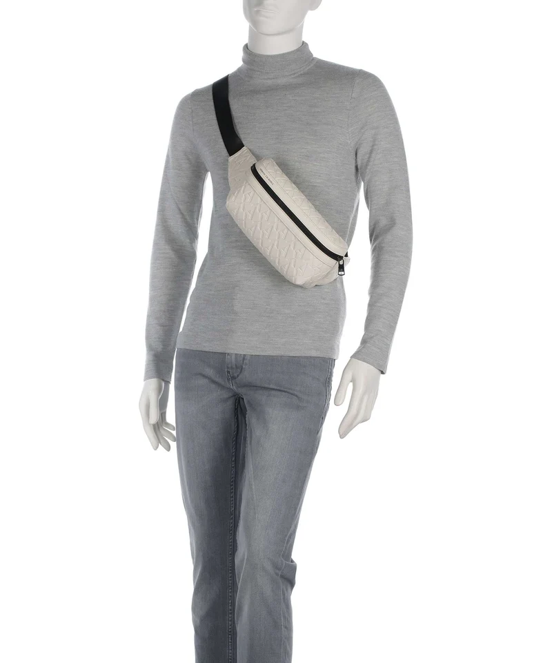 Armani Exchange Liam Gürteltasche cream