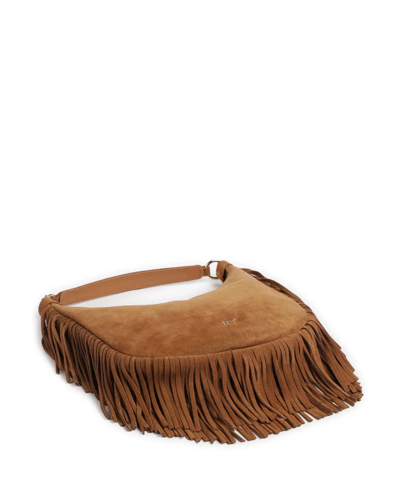 Abro Suede Nana Small Beuteltasche cuoio