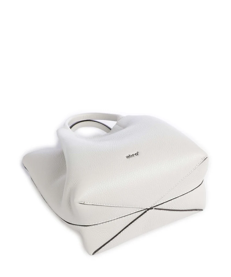 Abro Agave Essential Small Handtasche ivory