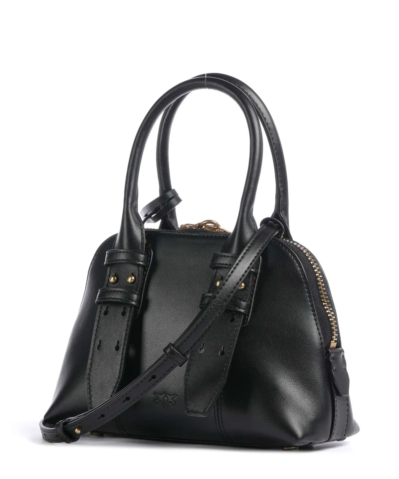 Pinko Bowling Mini Handtasche nero/antique gold