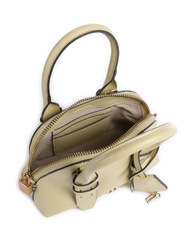 Pinko Bowling Mini Handtasche giallo vaniglia/antique gold