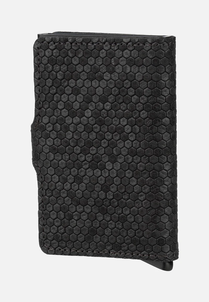 Miniwallet Hexagon Black - Portemonnaie