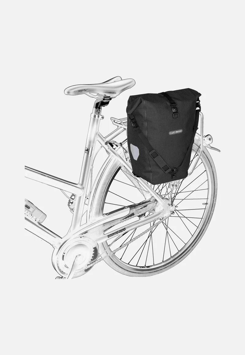 Back-Roller High Visibility Single QL3.1 Black Reflective - Fahrradtasche