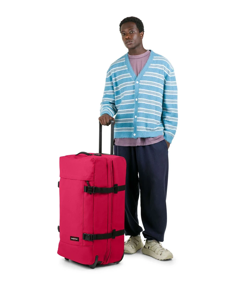 Eastpak Tranverz L Rollenreisetasche saffron red