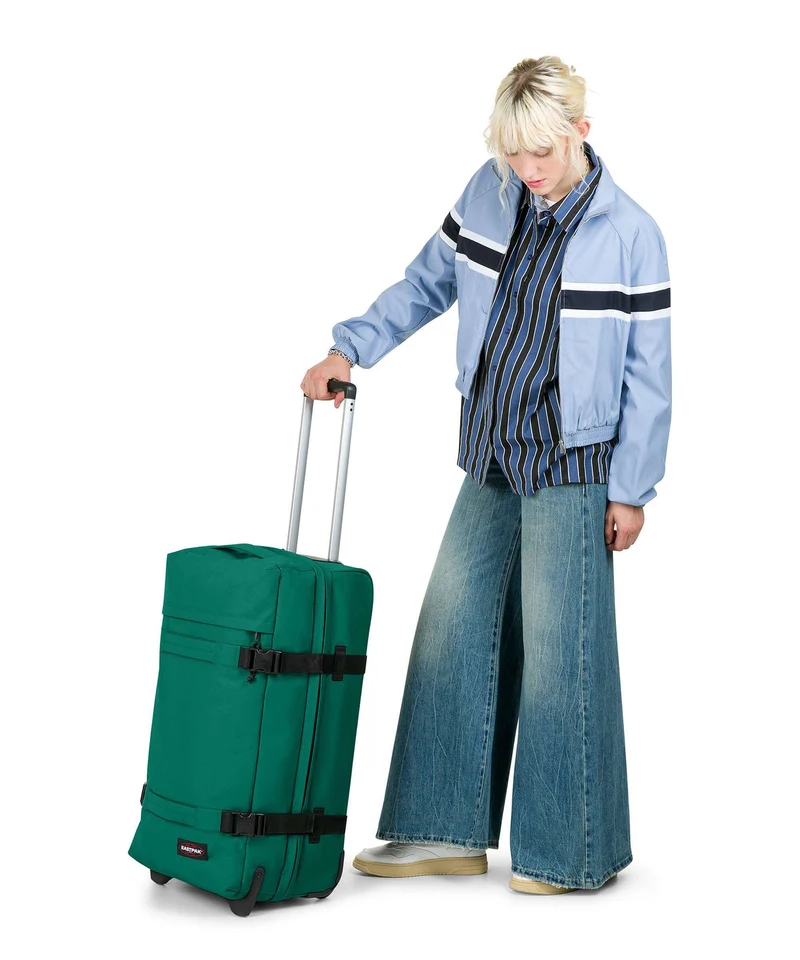 Eastpak Transit'R M Rollenreisetasche pineneedle green